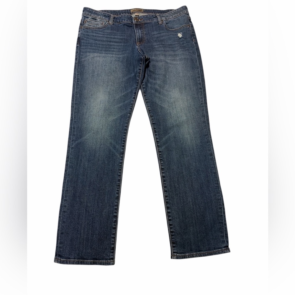 Kut from the Kloth Catherine Boyfriend Jeans Womens Size 10 Blue Denim Mid-Rise